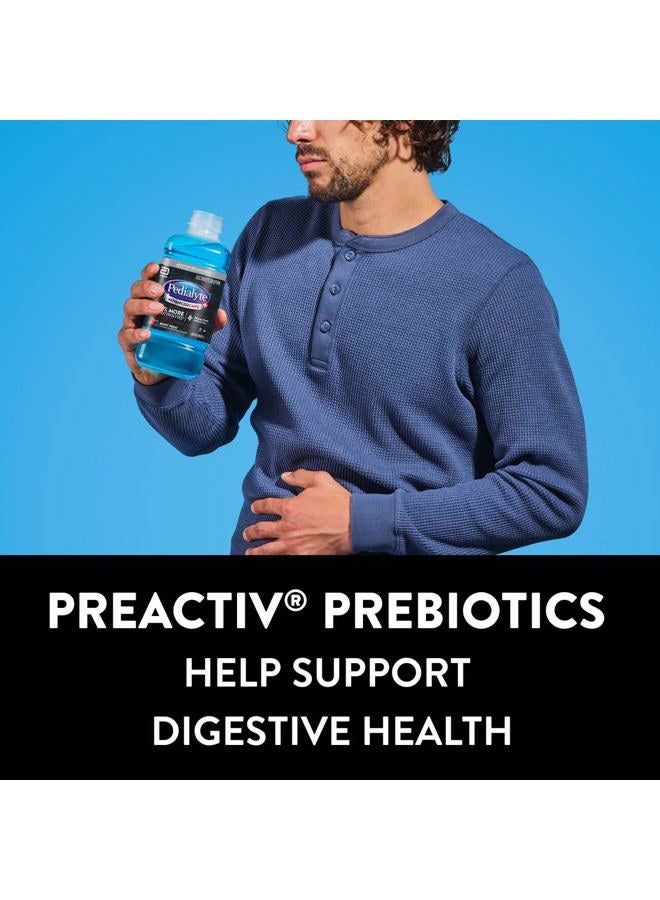 Pedialyte مشروب ترطيب الإلكتروليت AdvancedCare Plus، يحتوي على 33% إلكتروليتات أكثر ويحتوي على بروبيوتيك PreActiv، نكهة التوت المجمد، 1 لتر، عبوة من 4 - Image 5